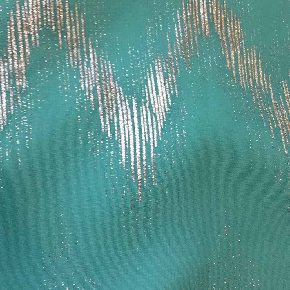 Anthropologie metallic chevron dress - Picture 3 of 7